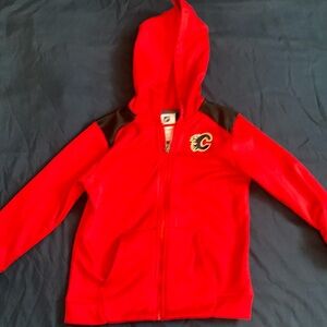 Calgary Flames NHL kids track jacket